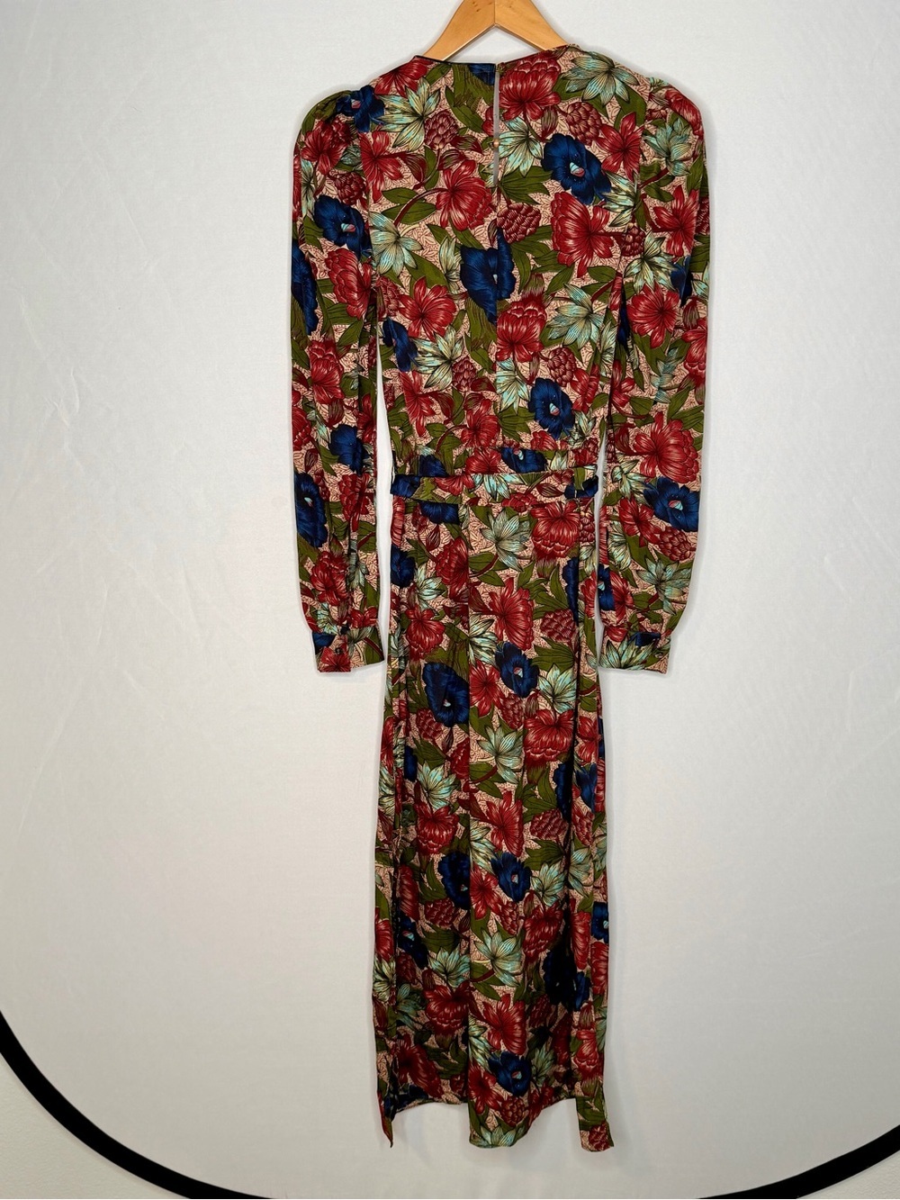 NWT! Walter Baker VIVA MIDI DRESS in color ROYAL GARDEN. Size Medium - Picture 6 of 13